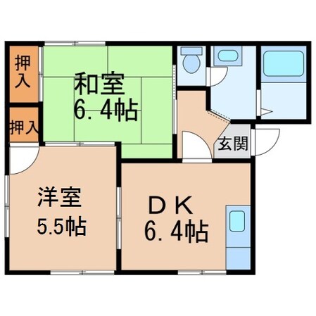 タウニィ料理松の物件間取画像